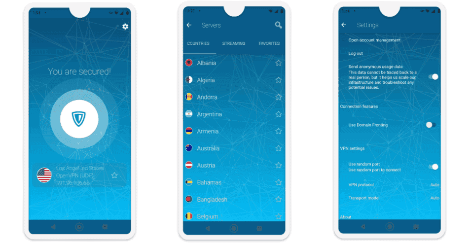 ZenMate VPN : Facilité d’utilisation des applis mobiles et de bureau